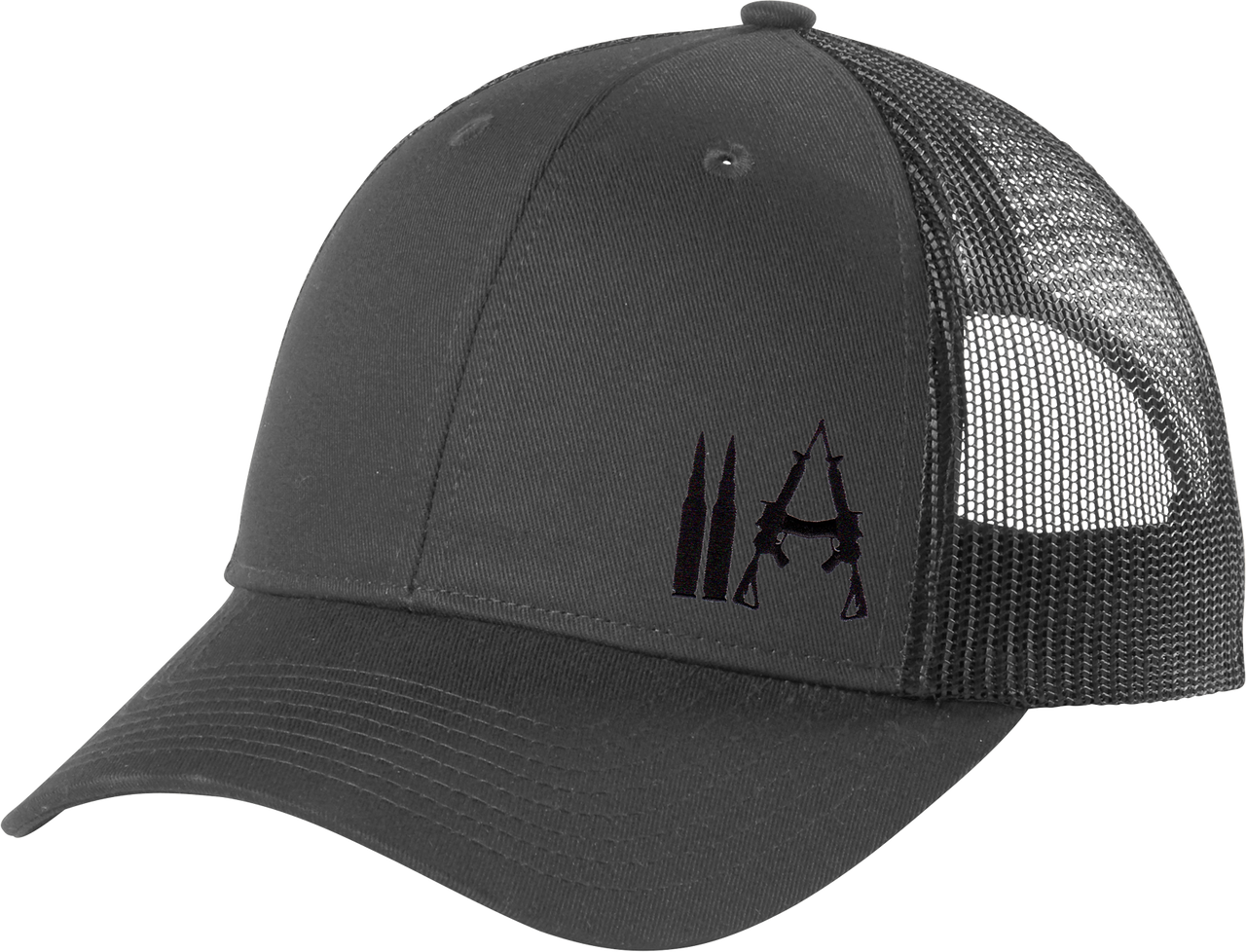 2A 2nd Amendment Bullet & Rifle Trucker Ball Cap