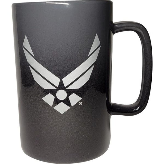 U.S. Air Force Symbol on 14 oz. Stoneware Ombre Mug