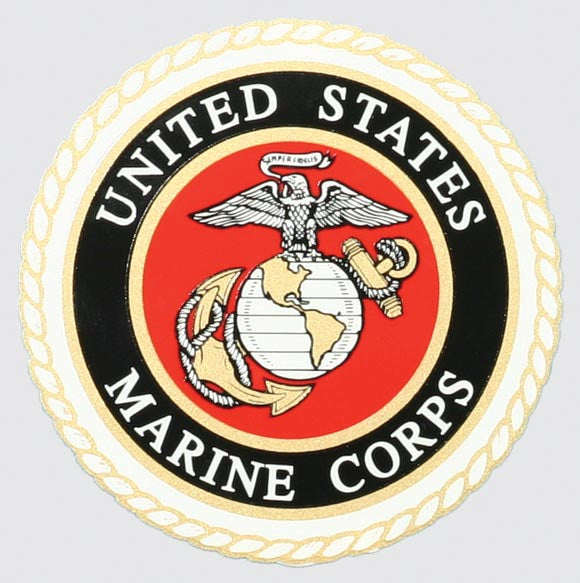 US Marine Decal, Globe & Anchor