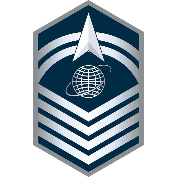 United States Space Force E-8 Senior Master Sergeant Rank Decal