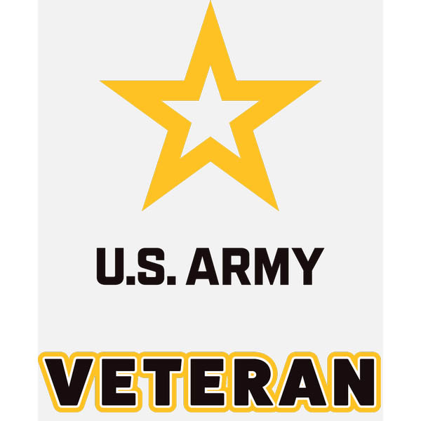 US Army Star Veteran Decal