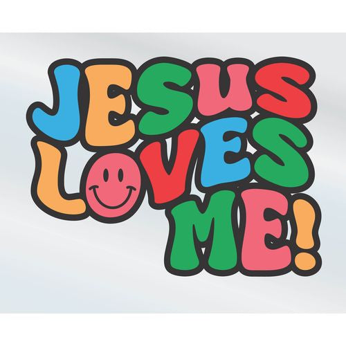 Jesus Loves Me Decal