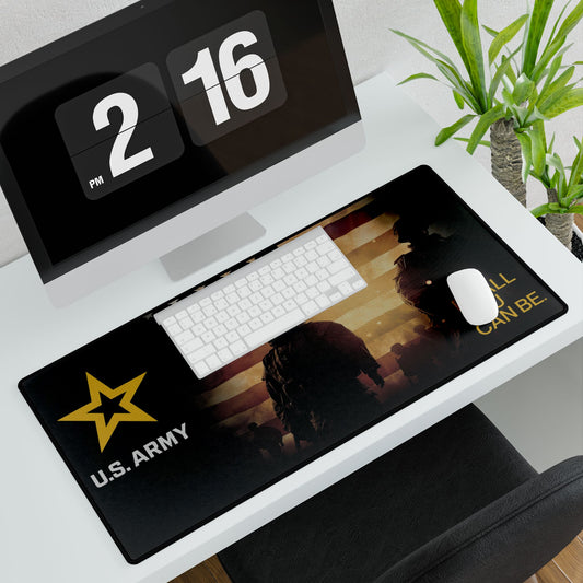 New Army Star with American Flag Desk Pad