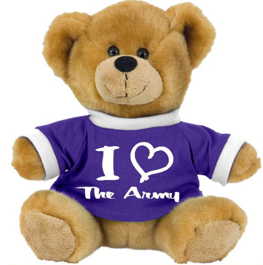 I Love (Heart) the Army Plush Bear GiftPack