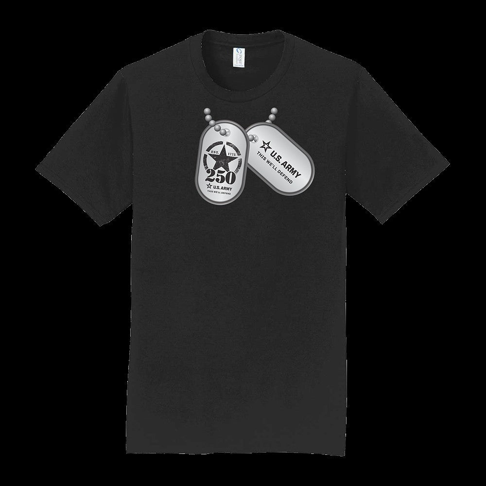 Army 250th Anniversary Dog Tags T-Shirt