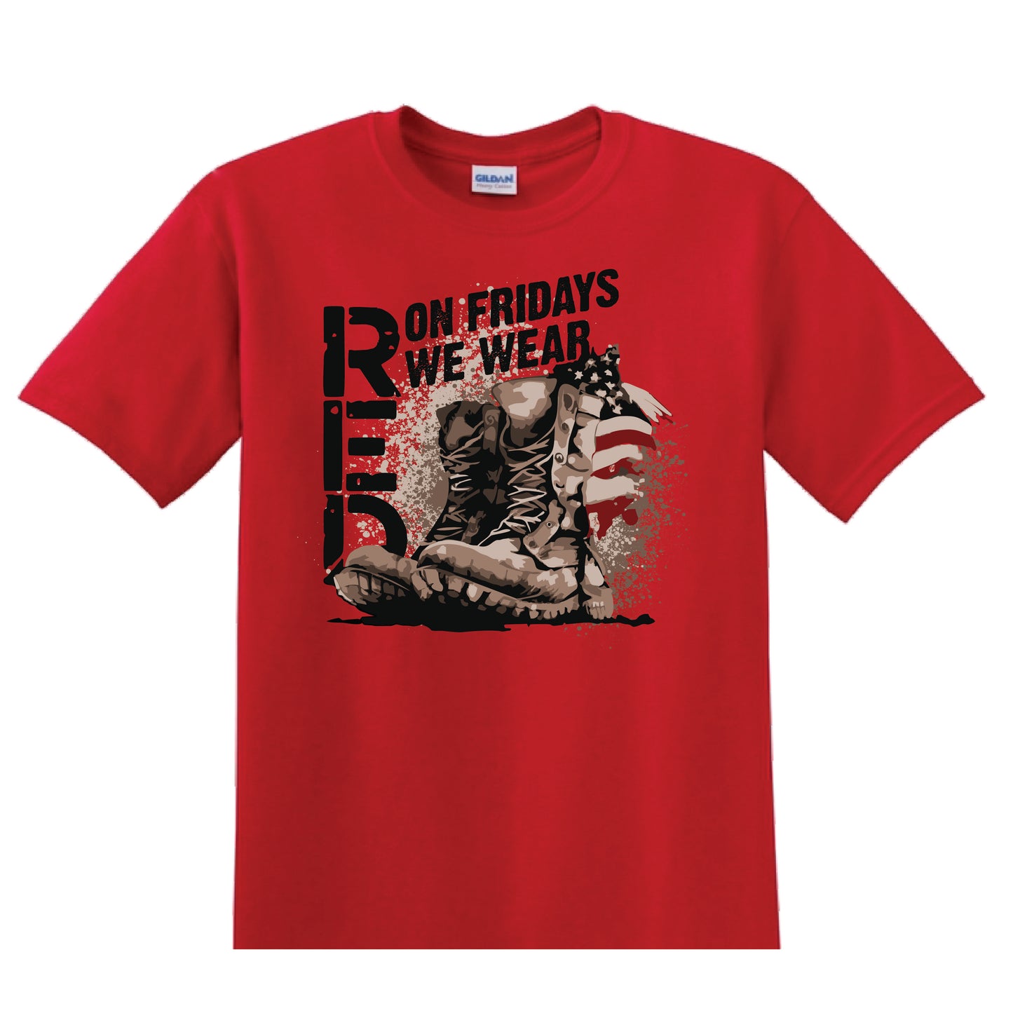 Red Friday T-Shirt - "On Fridays We Wear Red"