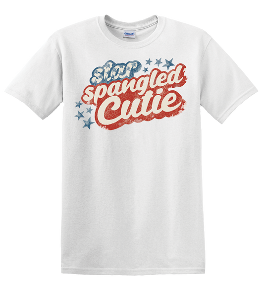 Star Spangled Cutie Design Full Front Shirt