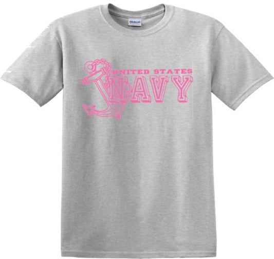 United States NAVY on Grey Children's T-Shirt