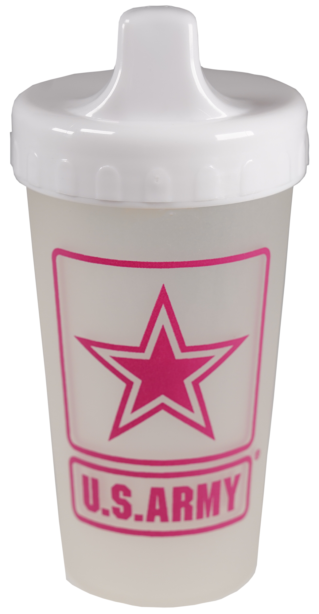 U.S. Army Star on 9 oz. Clear Sippy Cup
