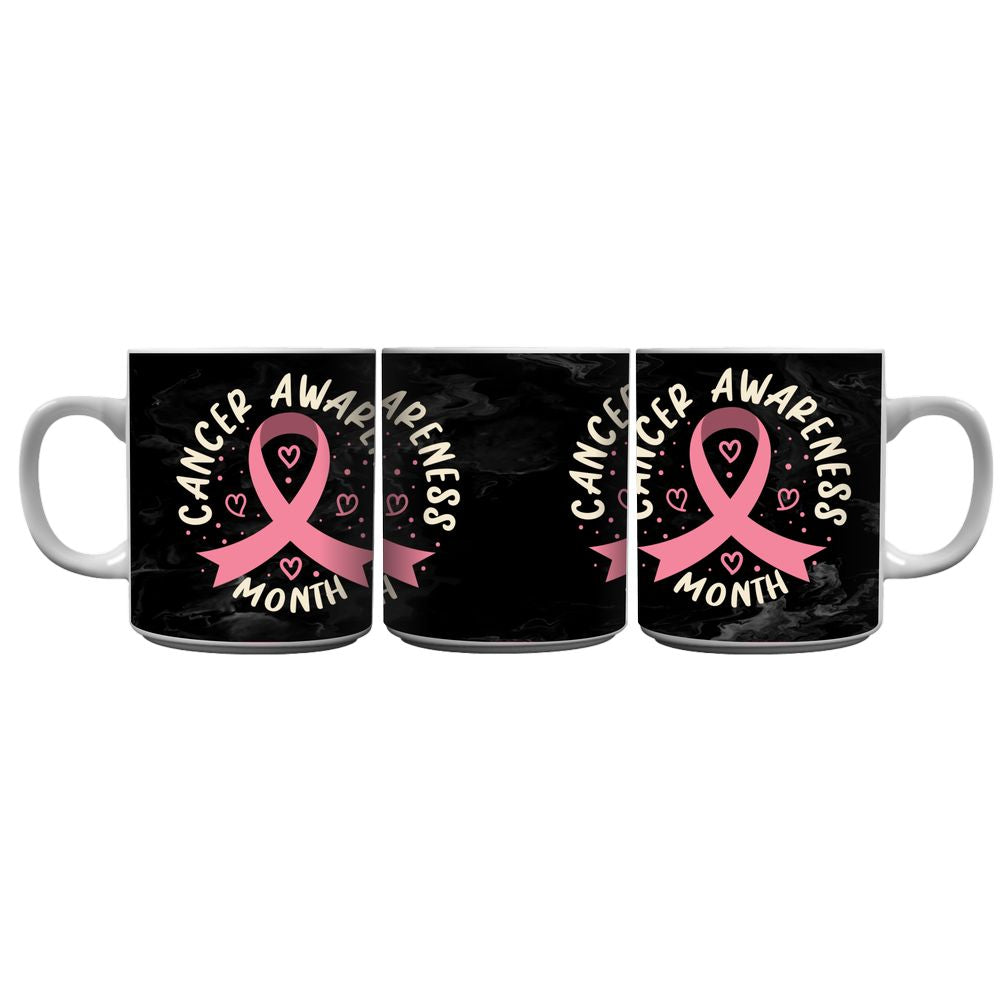 Breast Cancer Awareness Month Sublimation Coffee Mug