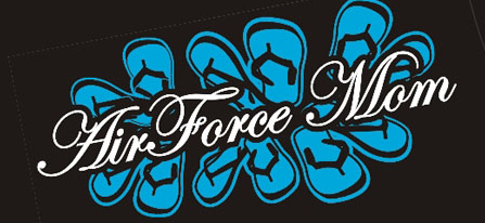 Air Force Mom T-Shirt - Flip Flops