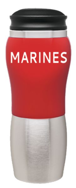 MARINES on 14 oz. Acrylic Accent Stainless Tumbler