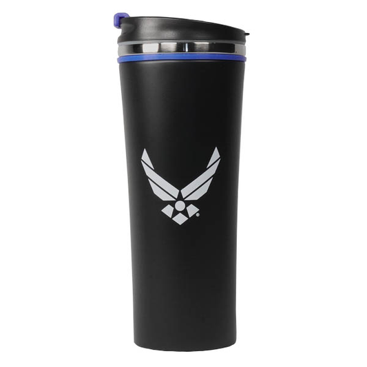 U.S. Air Force Symbol on 15 oz. Vacuum Flask Tumbler