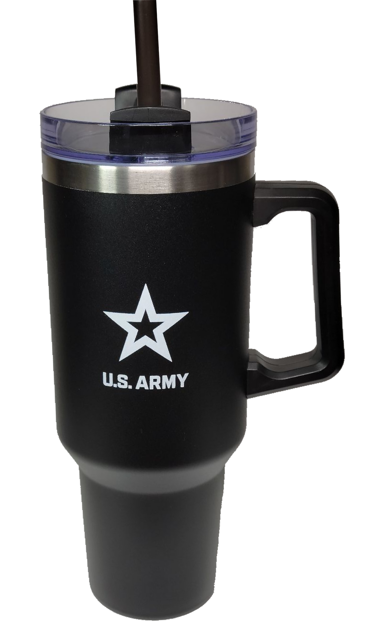 New Army Star on 40oz Double Wall Tumbler with Handle
