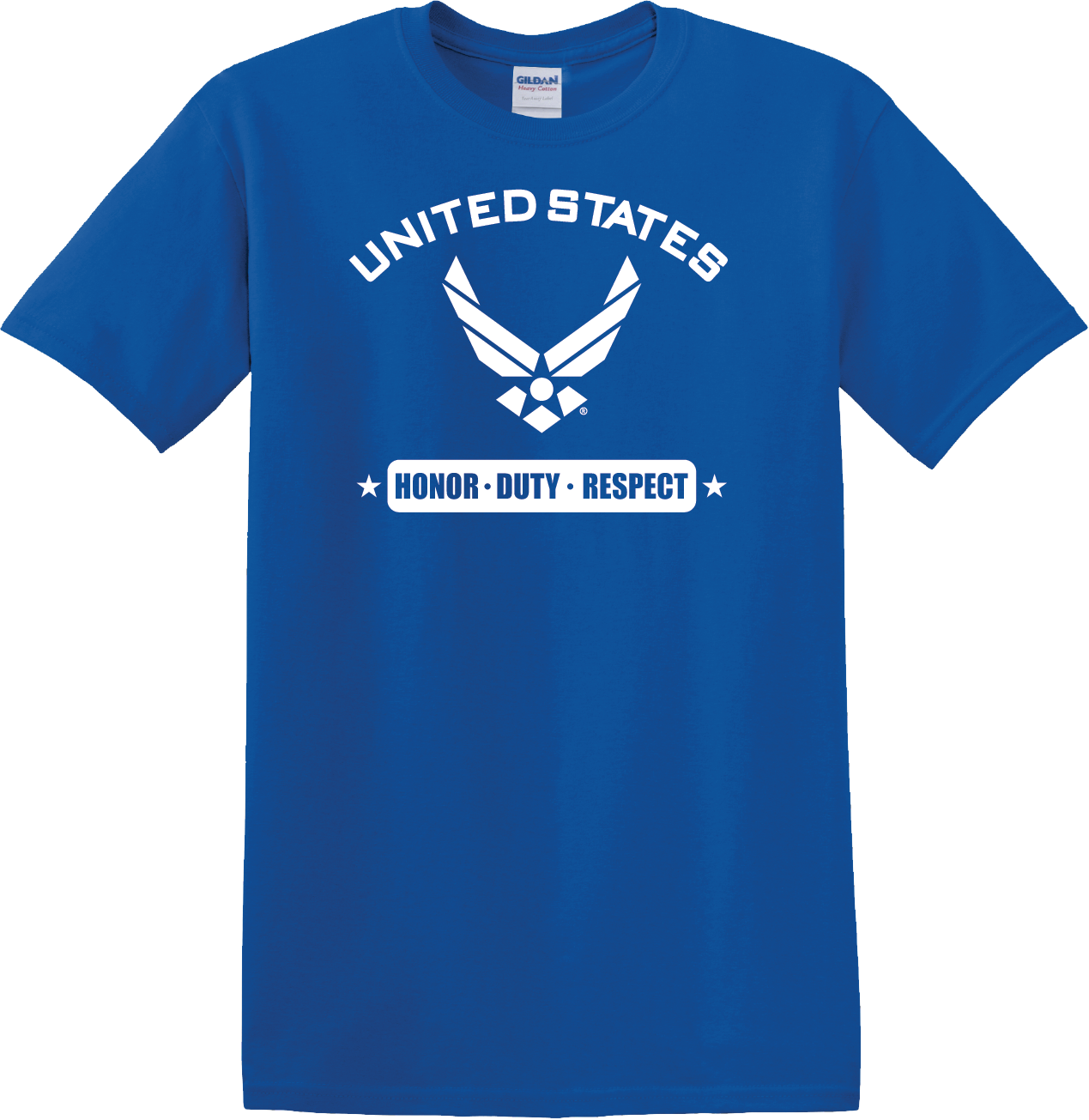 U.S. Air Force Symbol on Unisex Short Sleeve T-Shirt