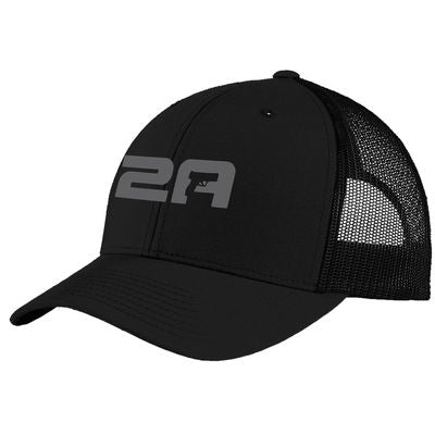 2A 2nd Amendment Pistol Trucker Ball Cap