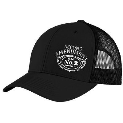 Second Amendment 2A Old No. 2 Protect It Trucker Cap