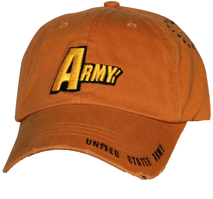 US Army Cap, Fray Bill BALL CAP