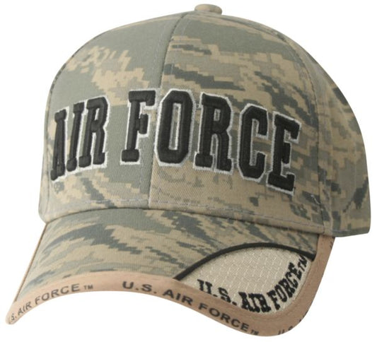 Air Force Block Font on multiple locations - ABU Ball Cap