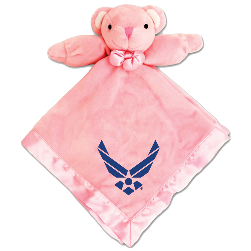 US Air Force Symbol Embroidered Baby Blankets - Assorted Animals