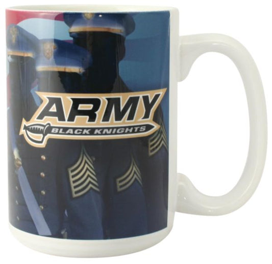 ARMY Black Knight Sword Logo USA Flag and Cadets Mug
