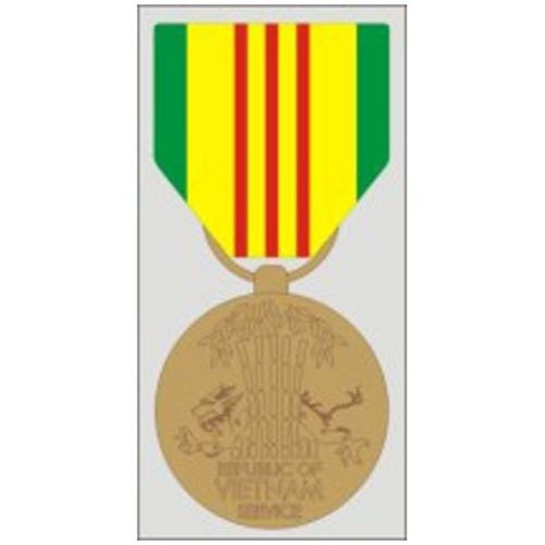 Republic of Vietnam Service Medal Decal