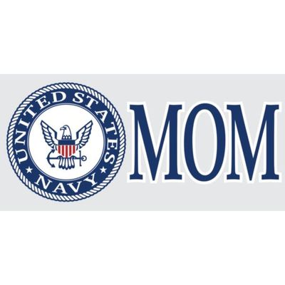 US Navy Crest MOM Decal