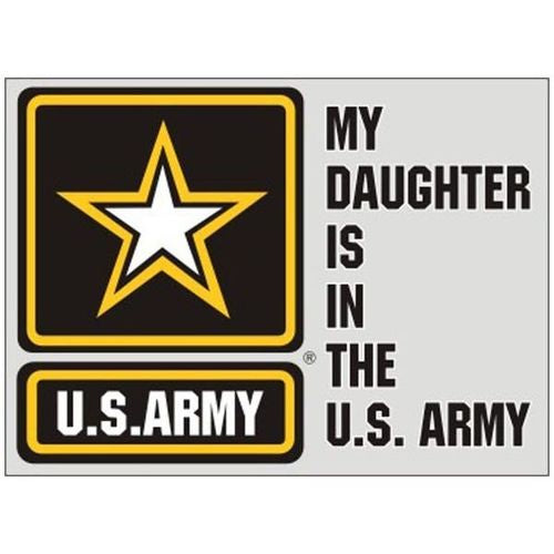 My Daughter is in the US Army Decal, Star Logo