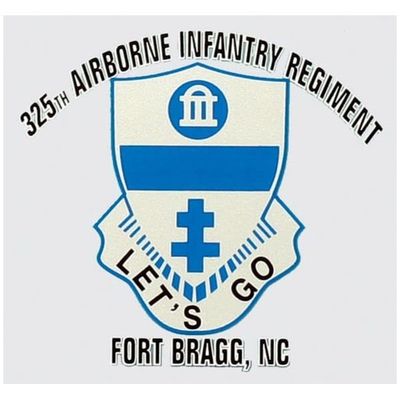 325th ABN Infantry Regiment Ft. Bragg Decal