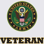 US Army Veteran Decal, Crest