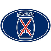10th Mountain Division Euro Sticker