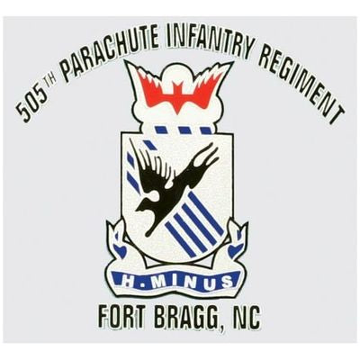 505th Para. Infantry Regiment Ft. Bragg Decal