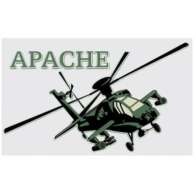 Apache Helicopter Decal