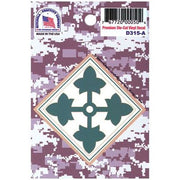 4th Infantry Division Decal Color