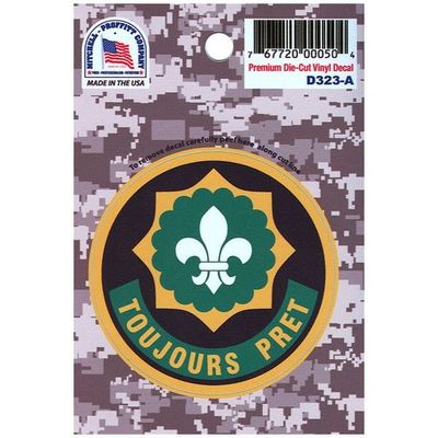 2nd Armored Cavalry Decal Color