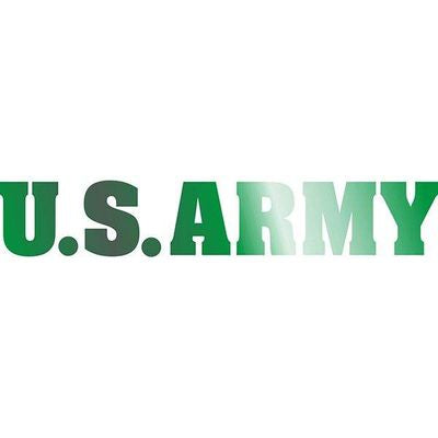 US Army Green Chrome Vinyl Die-cut Sticker