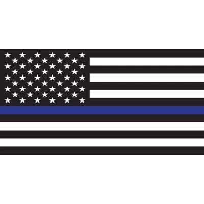 American Flag Thin Blue Line Decal