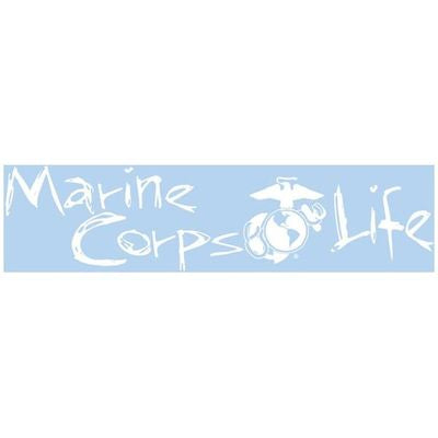 Marine Corps Life Sticker, Vinyl Transfer