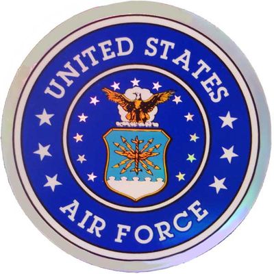 US Air Force 3" Prism Sticker