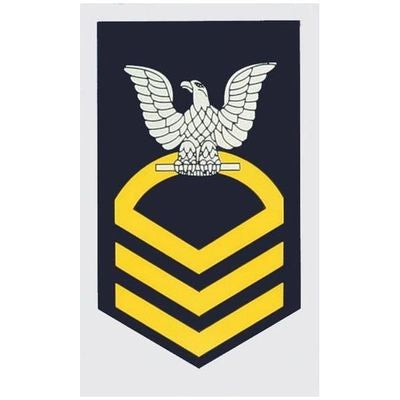 USN E-7 Chief Petty Officer Decal