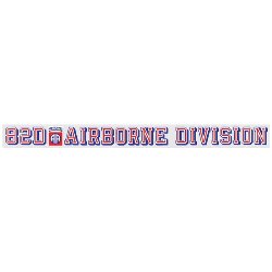 82nd Airborne Division Decal, Window Strip
