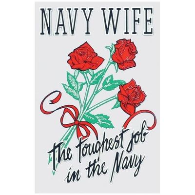 Navy Wife Decal