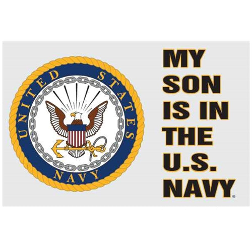 My Son is in the Navy Decal