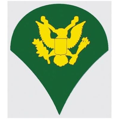 US Army E-4 Specialist Rank Decal
