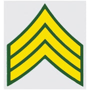 US Army E-5 Sgt.Decal