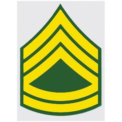 US Army E-7 Sgt.1st Class Decal