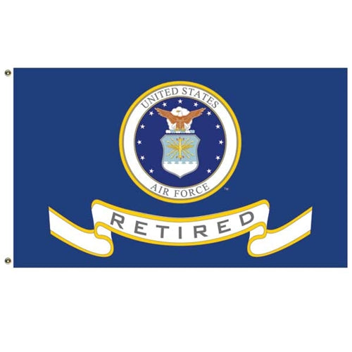 US Air Force Retired Flag, 3x5 Foot