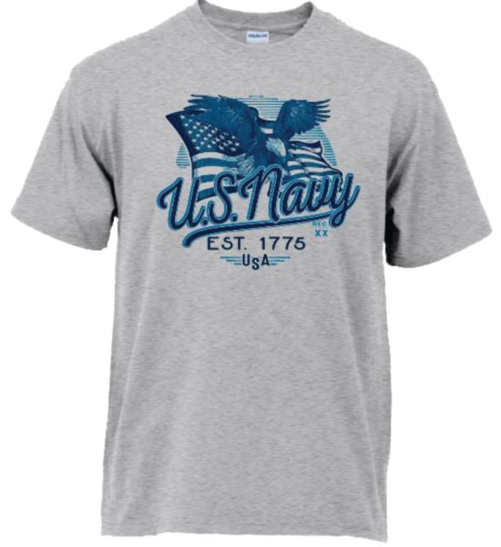 United States Navy Shirt/Water Bottle Gift Pack
