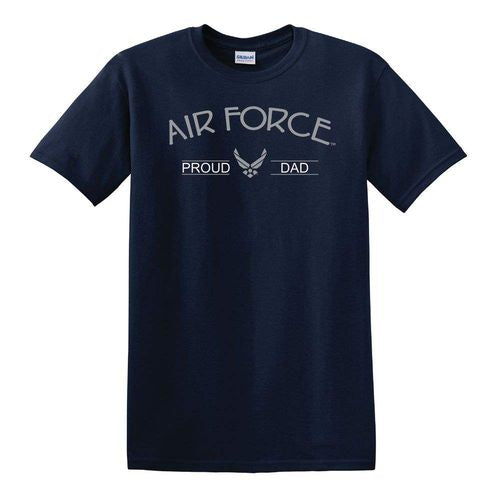 United States Air Force Proud Dad Blue T-Shirt