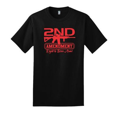 2A 2nd Amendment Right to Bear Arms Black T-Shirt